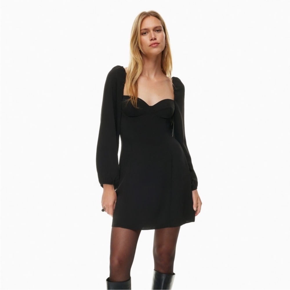 ARITZIA Wilfred Novella Black Dress Size 6